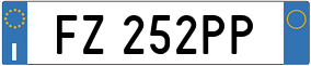 Truck License Plate